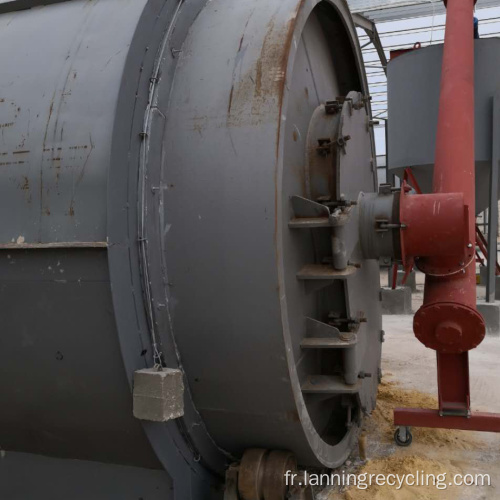 Machine de recyclage de pyrolyse de caoutchouc de pneus usés